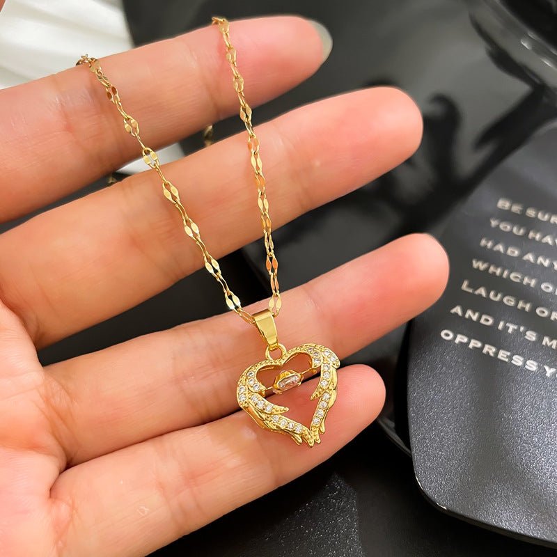 Love Smart Necklace Female Phenix Dance In The Sky Cold Style Luxury Temperament Clavicle Chain - NY GIftcraft