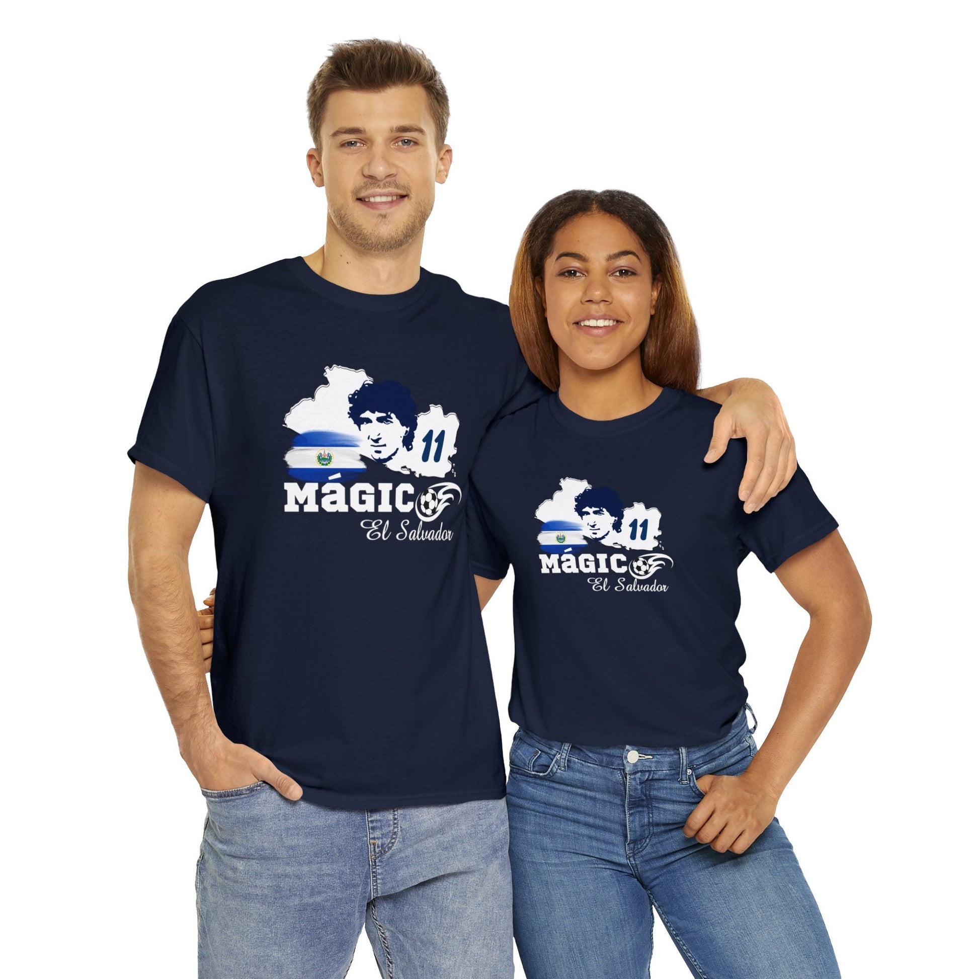 Magico El Salvador T-shirt | Unisex T-Shirt | Jorge "Mágico" González | El Salvador | Gift - NY GIftcraft