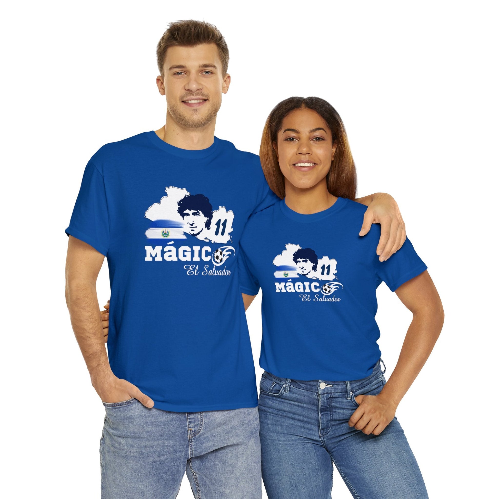 Magico El Salvador T-shirt | Unisex T-Shirt | Jorge "Mágico" González | El Salvador | Gift - NY GIftcraft