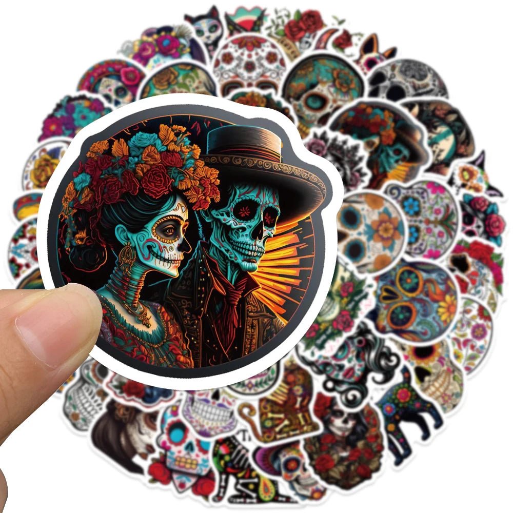 Mexico Day of the Dead Stickers - NY GIftcraft