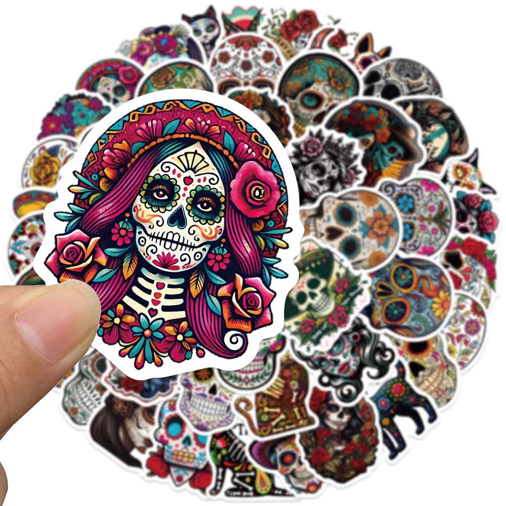 Mexico Day of the Dead Stickers - NY GIftcraft