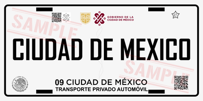 Mexico Decorative Car license Plate, US standard size 12 x 6 in. - NY GIftcraft