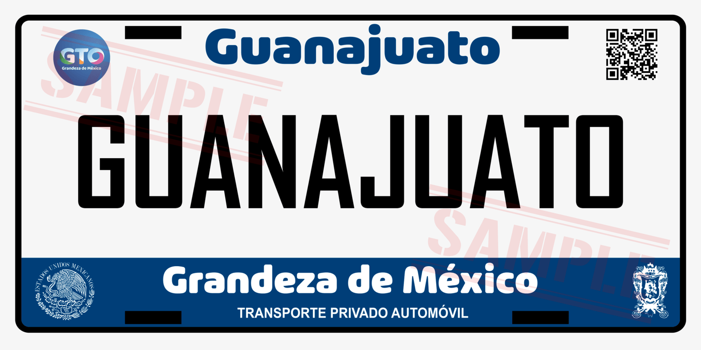 Mexico Decorative Car license Plate, US standard size 12 x 6 in. - NY GIftcraft