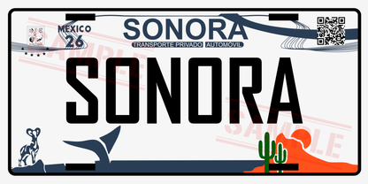 Mexico Decorative Car license Plate, US standard size 12 x 6 in. - NY GIftcraft