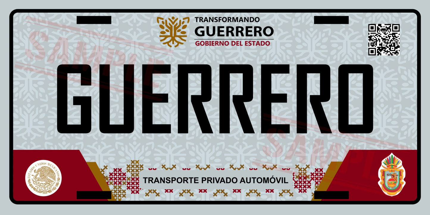 Mexico Decorative Car license Plate, US standard size 12 x 6 in. - NY GIftcraft