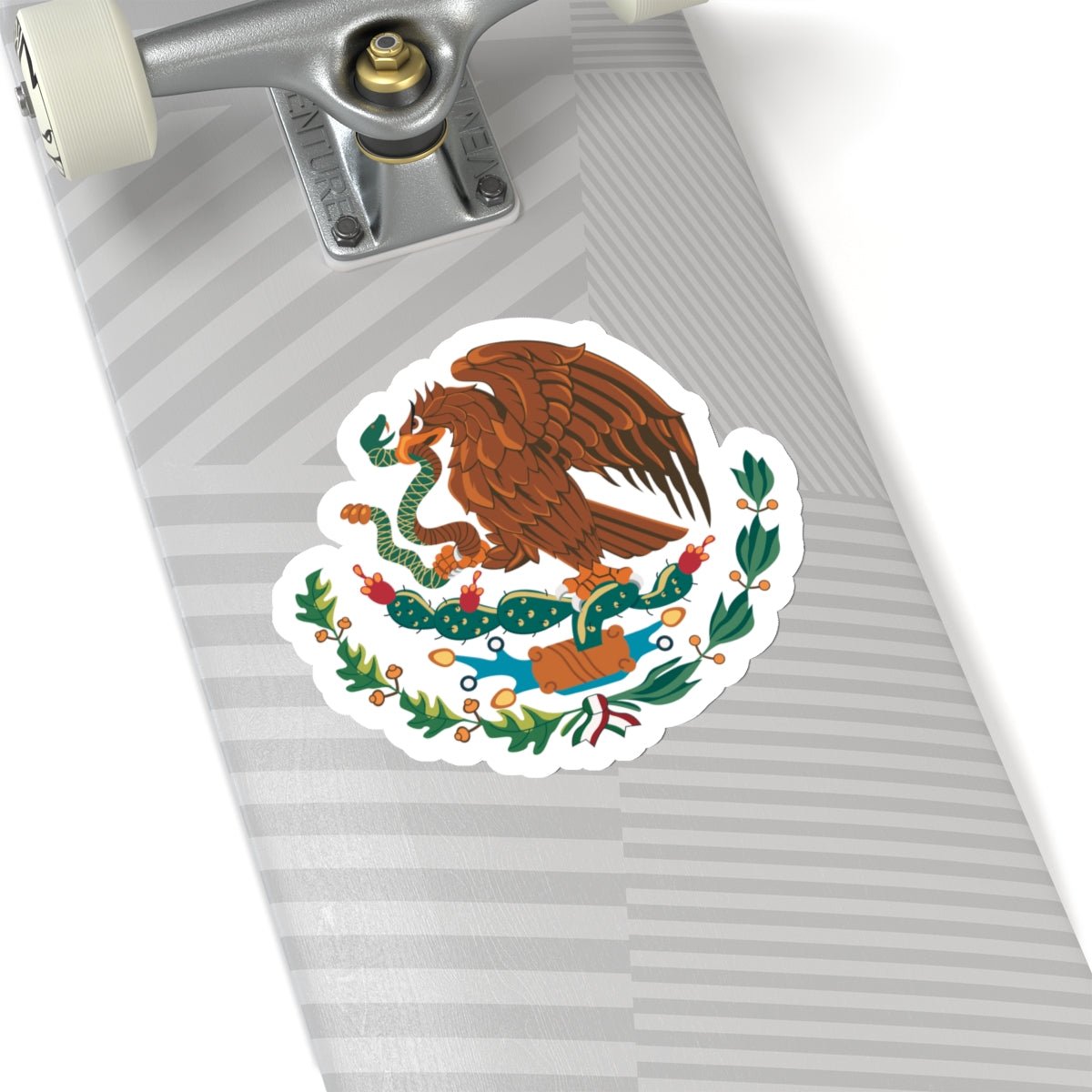 Mexico Flag Shield Kiss - Cut Stickers - NY GIftcraft