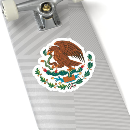 Mexico Flag Shield Kiss - Cut Stickers - NY GIftcraft