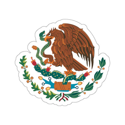 Mexico Flag Shield Kiss - Cut Stickers - NY GIftcraft