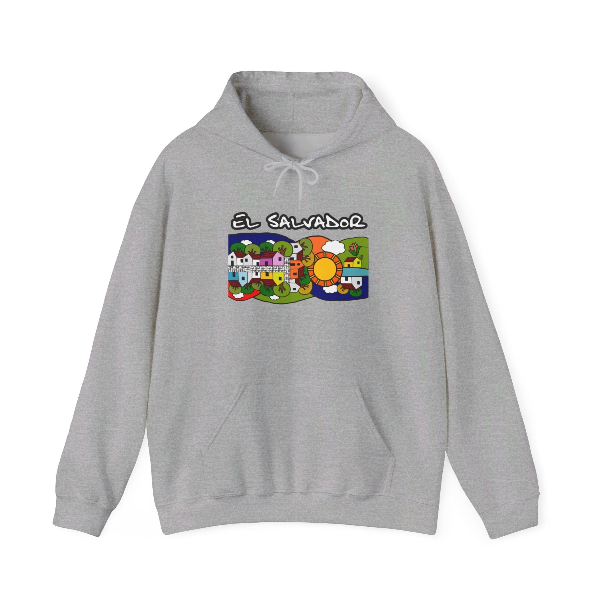 Mi Pueblo El Salvador Unisex Heavy Blend™ Hooded Sweatshirt | Perfect Gift for any Occation - NY GIftcraft