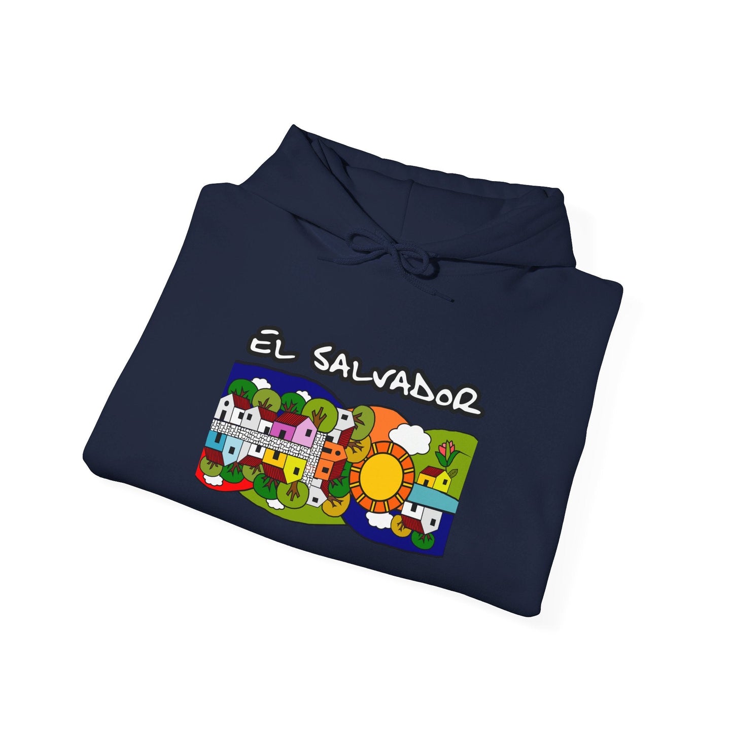 Mi Pueblo El Salvador Unisex Heavy Blend™ Hooded Sweatshirt | Perfect Gift for any Occation - NY GIftcraft