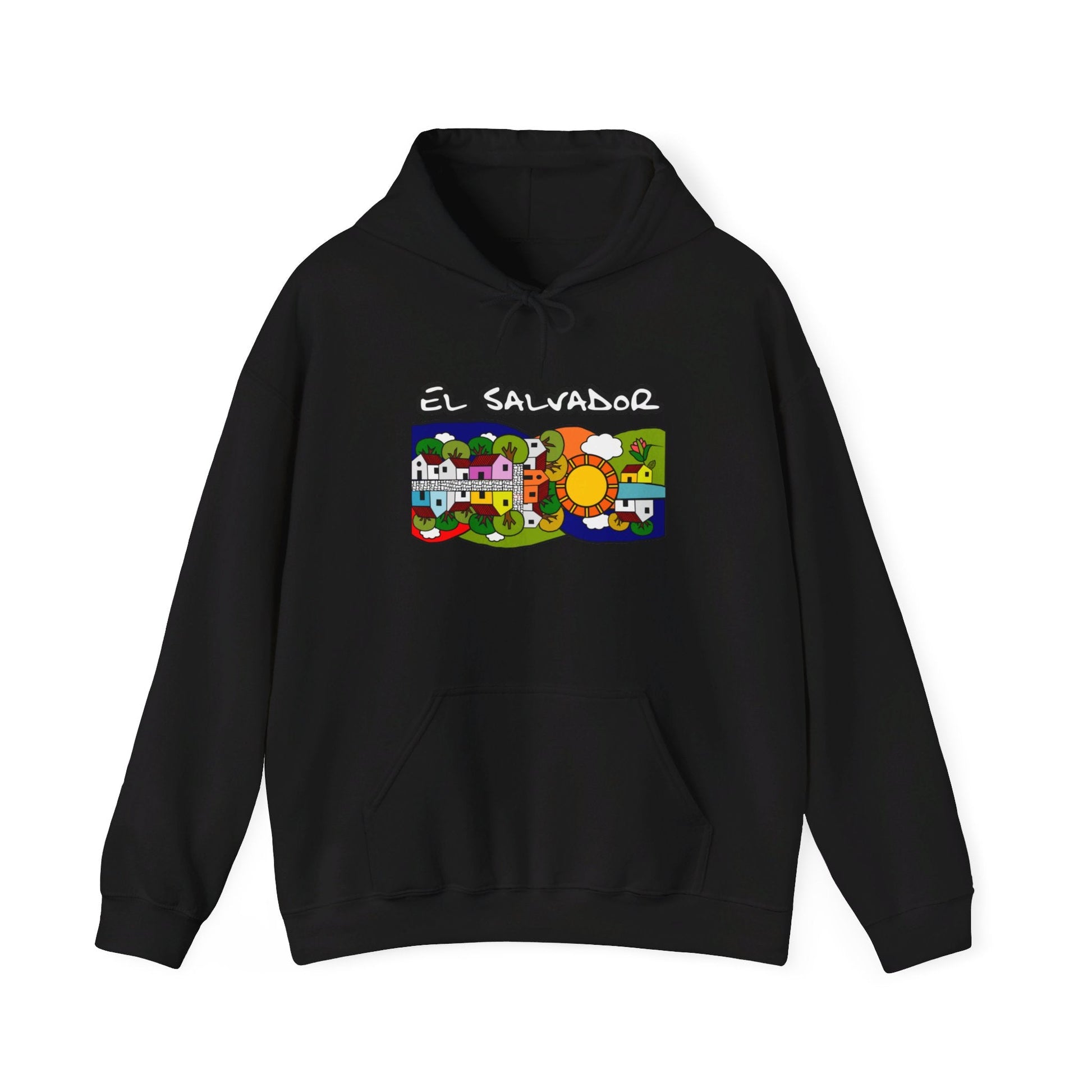 Mi Pueblo El Salvador Unisex Heavy Blend™ Hooded Sweatshirt | Perfect Gift for any Occation - NY GIftcraft