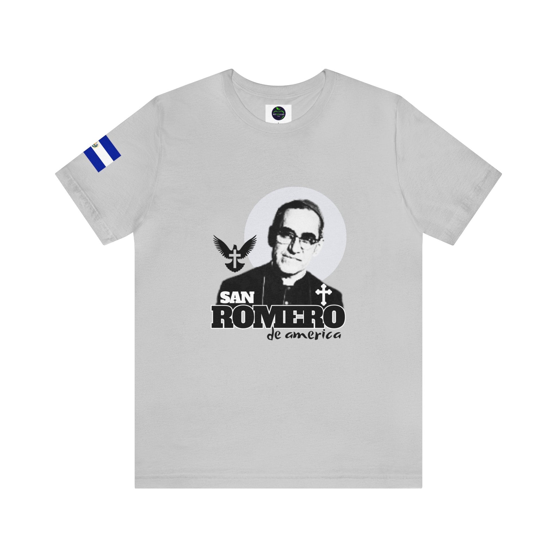 Monseñor Oscar Arnulfo Romero T-shirt | San Romero de América | El Salvador Unisex 100% cotton T-shirt - NY GIftcraft