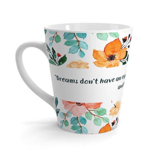 Motivational Message Latte Mug 12 oz - NY GIftcraft