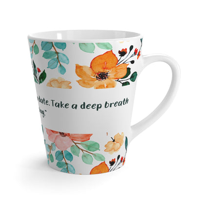 Motivational Message Latte Mug 12 oz - NY GIftcraft