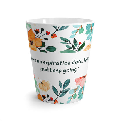 Motivational Message Latte Mug 12 oz - NY GIftcraft