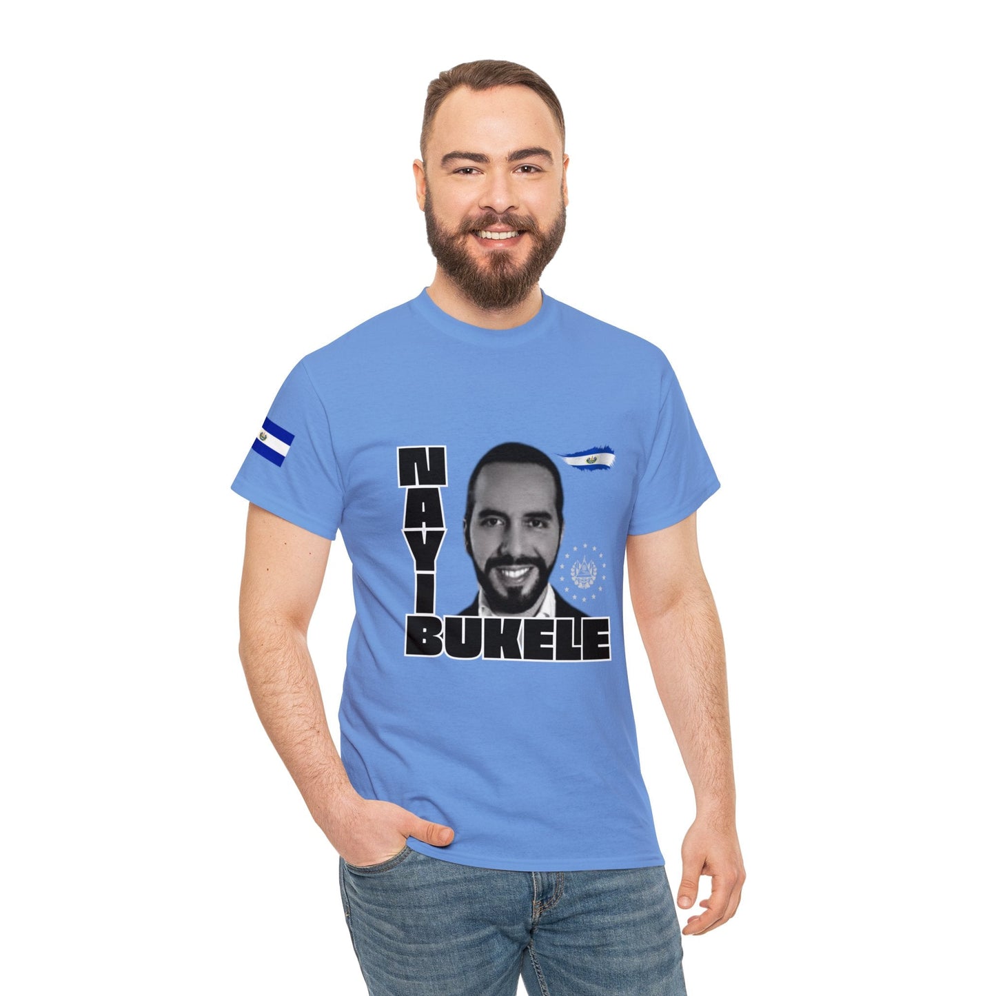 Nayib Bukele Presidente de El Salvador Unisex T-Shirt | El Salvador T-Shirt | - NY GIftcraft