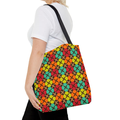 New - Multicolored Flowers New York Tote Bag - NY GIftcraft