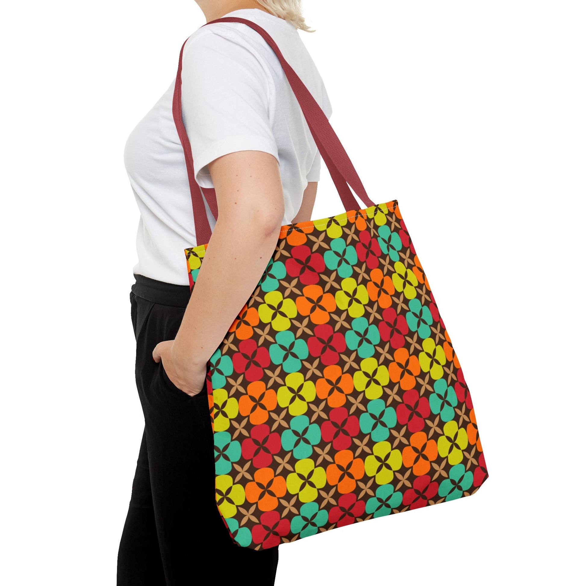 New - Multicolored Flowers New York Tote Bag - NY GIftcraft