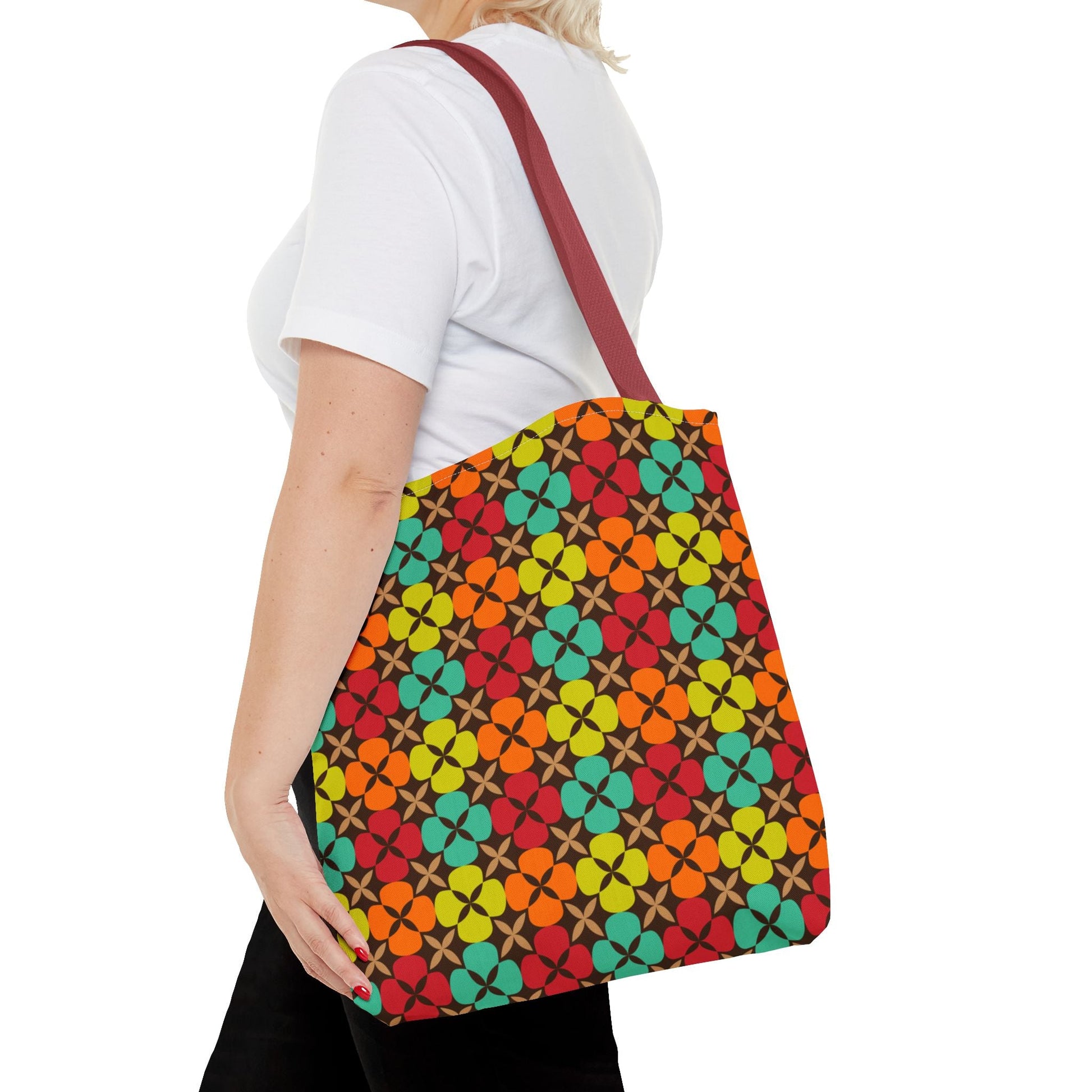 New - Multicolored Flowers New York Tote Bag - NY GIftcraft