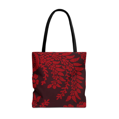 Red Flowers Tote Bag | Perfect gift for any ocation | high - quality polyester - NY GIftcraft