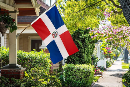 Republica Dominicana Flag Polyester with Brass Grommets 3 X 5 Ft. - NY GIftcraft