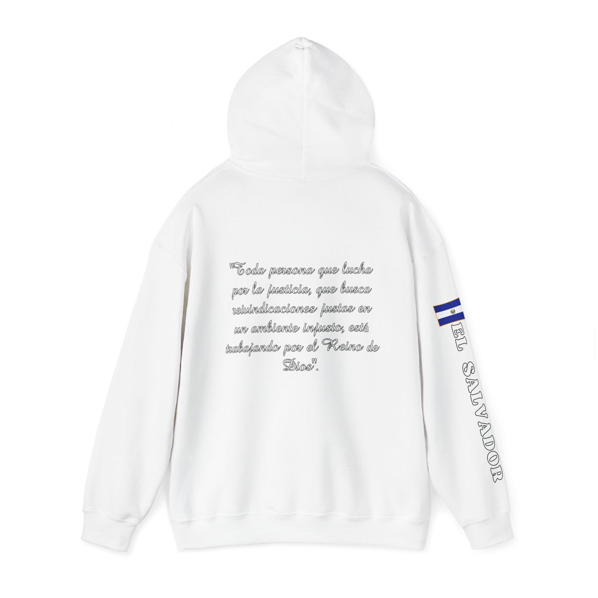 San Romero de America Heavy Blend Hoodie | Comfortable, relaxing and warm feeling | Large Kangaroo Pocket | El Salvador Hoodies - NY GIftcraft