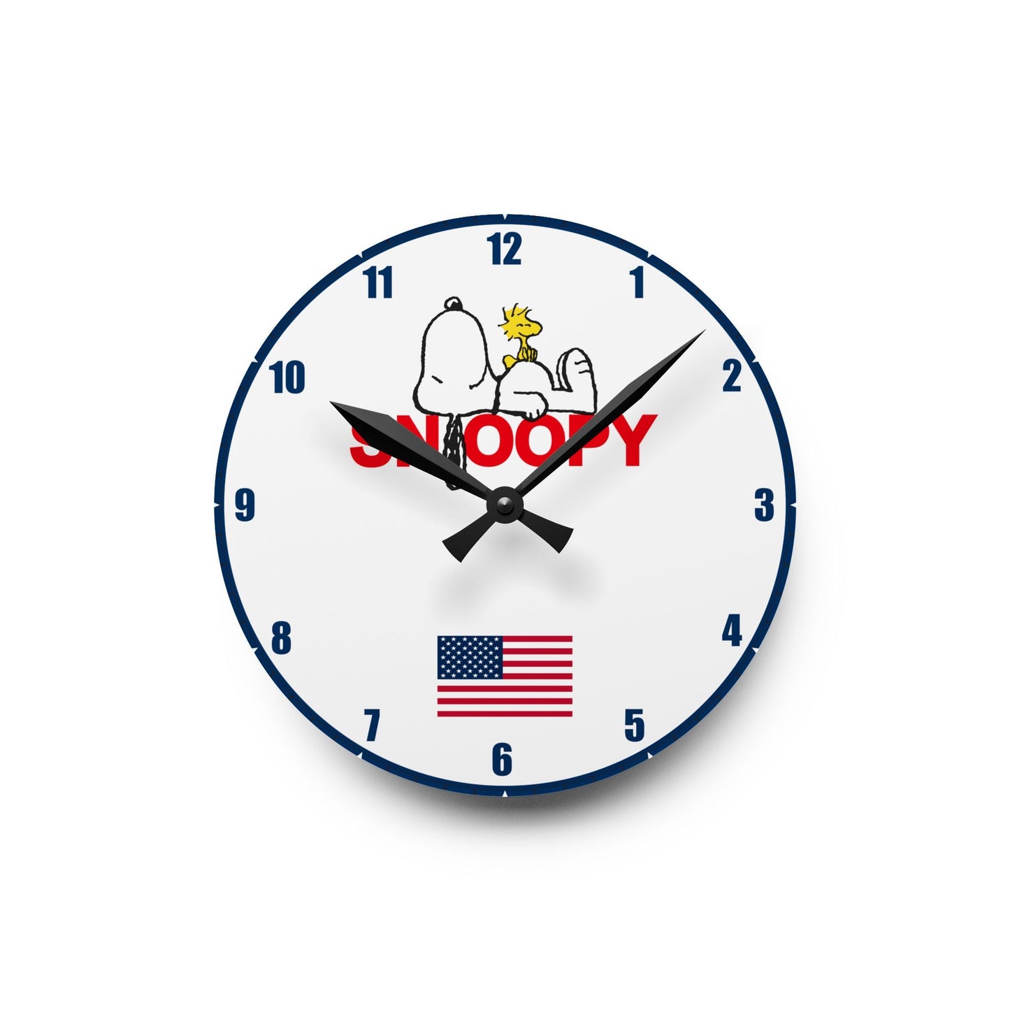 Snoopy Acrylic Wall Clock, Two size - NY GIftcraft