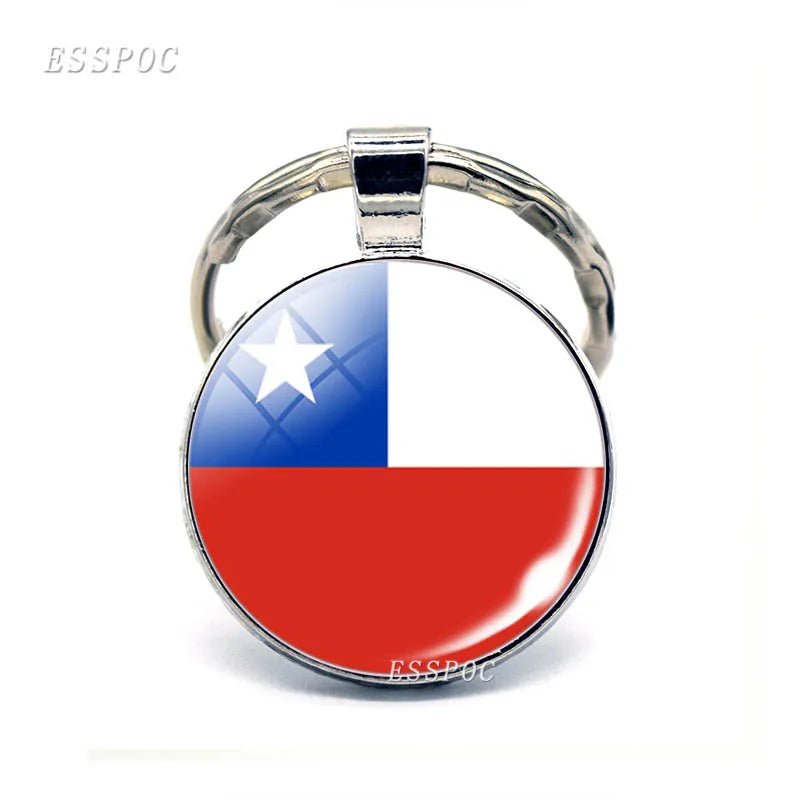 South America Countries Flag Metal KeyChain Tourist Countries Souvenir Gifts - NY GIftcraft