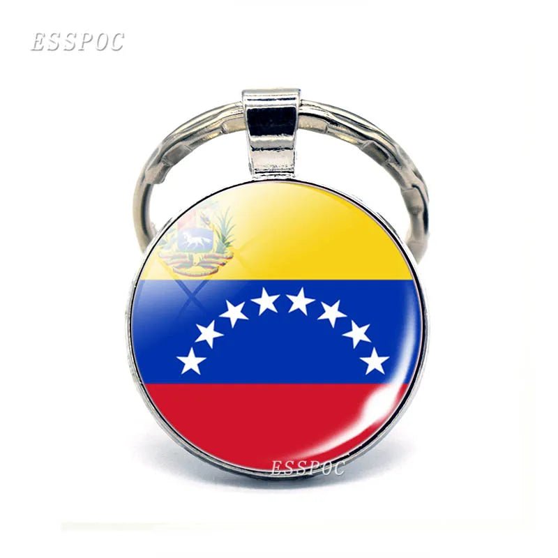 South America Countries Flag Metal KeyChain Tourist Countries Souvenir Gifts - NY GIftcraft