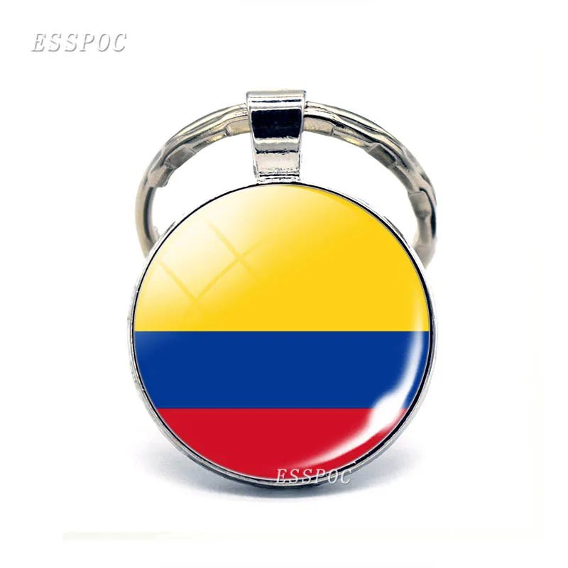 South America Countries Flag Metal KeyChain Tourist Countries Souvenir Gifts - NY GIftcraft