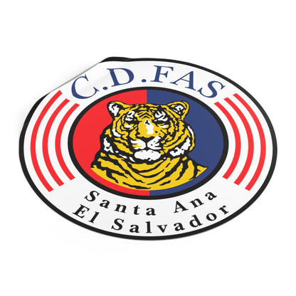 Sticker C.D. FAS, El Salvador, Soccer, Indoor - Outdoor. Waterproof. Sticker available in 3 sizes - NY GIftcraft