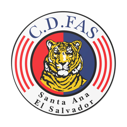 Sticker C.D. FAS, El Salvador, Soccer, Indoor - Outdoor. Waterproof. Sticker available in 3 sizes - NY GIftcraft