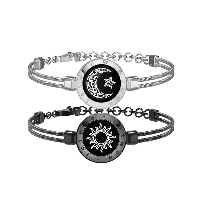 Sun - Moon Smart Sensing Couple Bracelet - NY GIftcraft