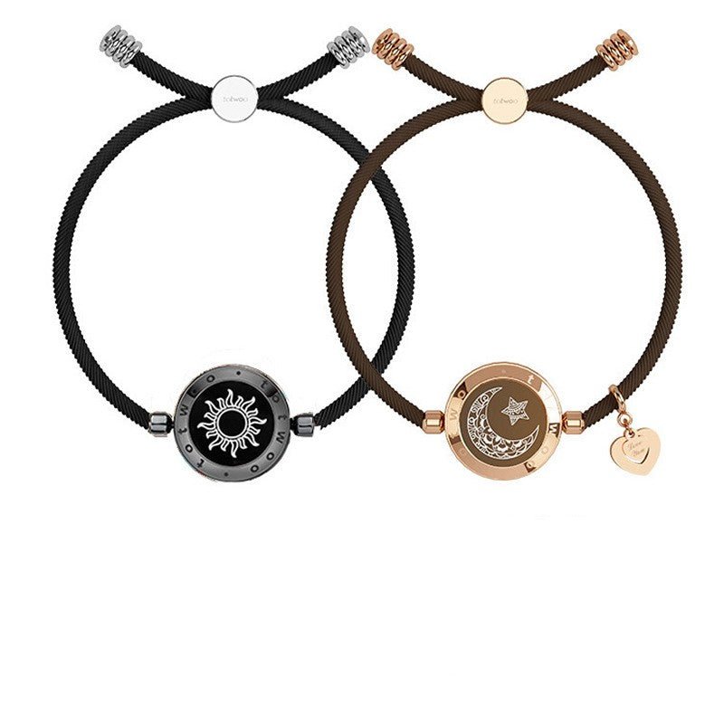 Sun - Moon Smart Sensing Couple Bracelet - NY GIftcraft