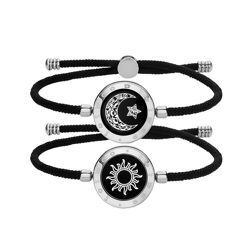 Sun - Moon Smart Sensing Couple Bracelet - NY GIftcraft