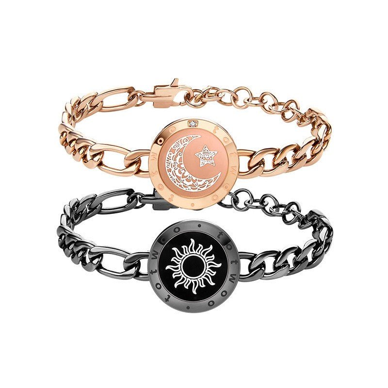 Sun - Moon Smart Sensing Couple Bracelet - NY GIftcraft