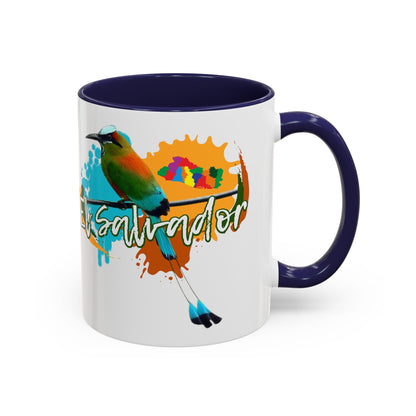 The National Bird of El Salvador: "El Torogoz" Ceramic Mug 11 oz, for hot drinks coffee, Chocolate, tea. - NY GIftcraft