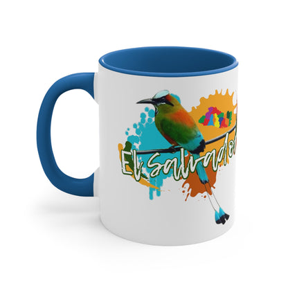 The National Bird of El Salvador: "El Torogoz" Ceramic Mug 11 oz, for hot drinks coffee, Chocolate, tea. - NY GIftcraft