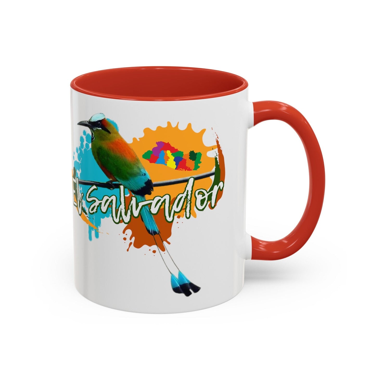 The National Bird of El Salvador: "El Torogoz" Ceramic Mug 11 oz, for hot drinks coffee, Chocolate, tea. - NY GIftcraft