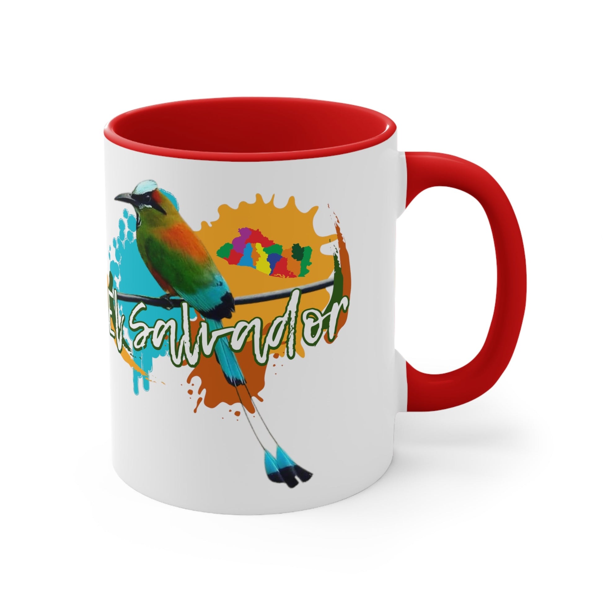 The National Bird of El Salvador: "El Torogoz" Ceramic Mug 11 oz, for hot drinks coffee, Chocolate, tea. - NY GIftcraft