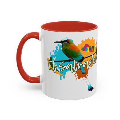 The National Bird of El Salvador: "El Torogoz" Ceramic Mug 11 oz, for hot drinks coffee, Chocolate, tea. - NY GIftcraft