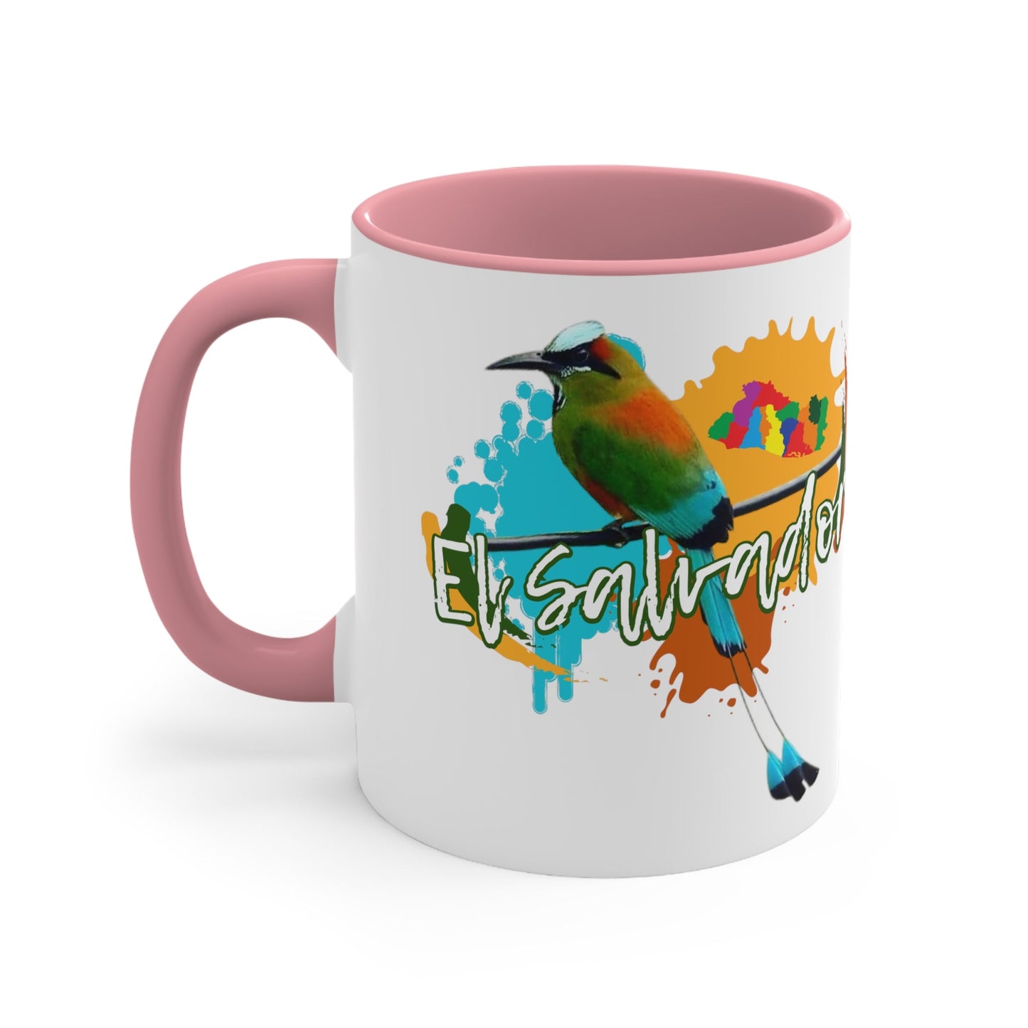 The National Bird of El Salvador: "El Torogoz" Ceramic Mug 11 oz, for hot drinks coffee, Chocolate, tea. - NY GIftcraft