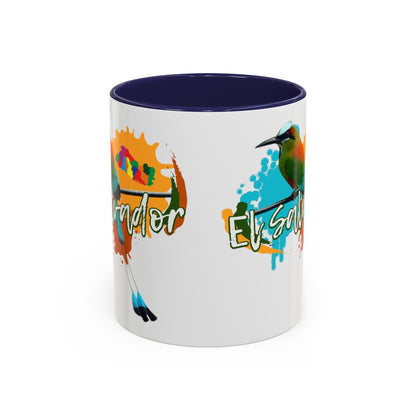 The National Bird of El Salvador: "El Torogoz" Ceramic Mug 11 oz, for hot drinks coffee, Chocolate, tea. - NY GIftcraft