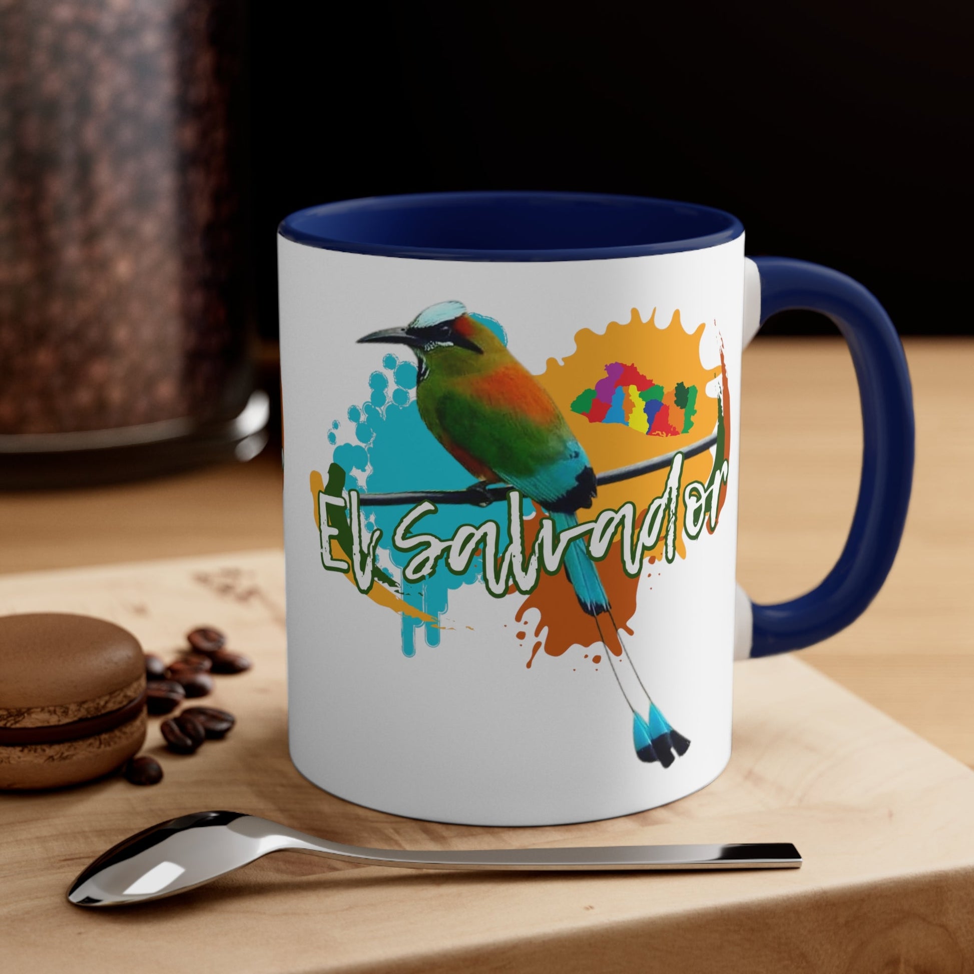 The National Bird of El Salvador: "El Torogoz" Ceramic Mug 11 oz, for hot drinks coffee, Chocolate, tea. - NY GIftcraft