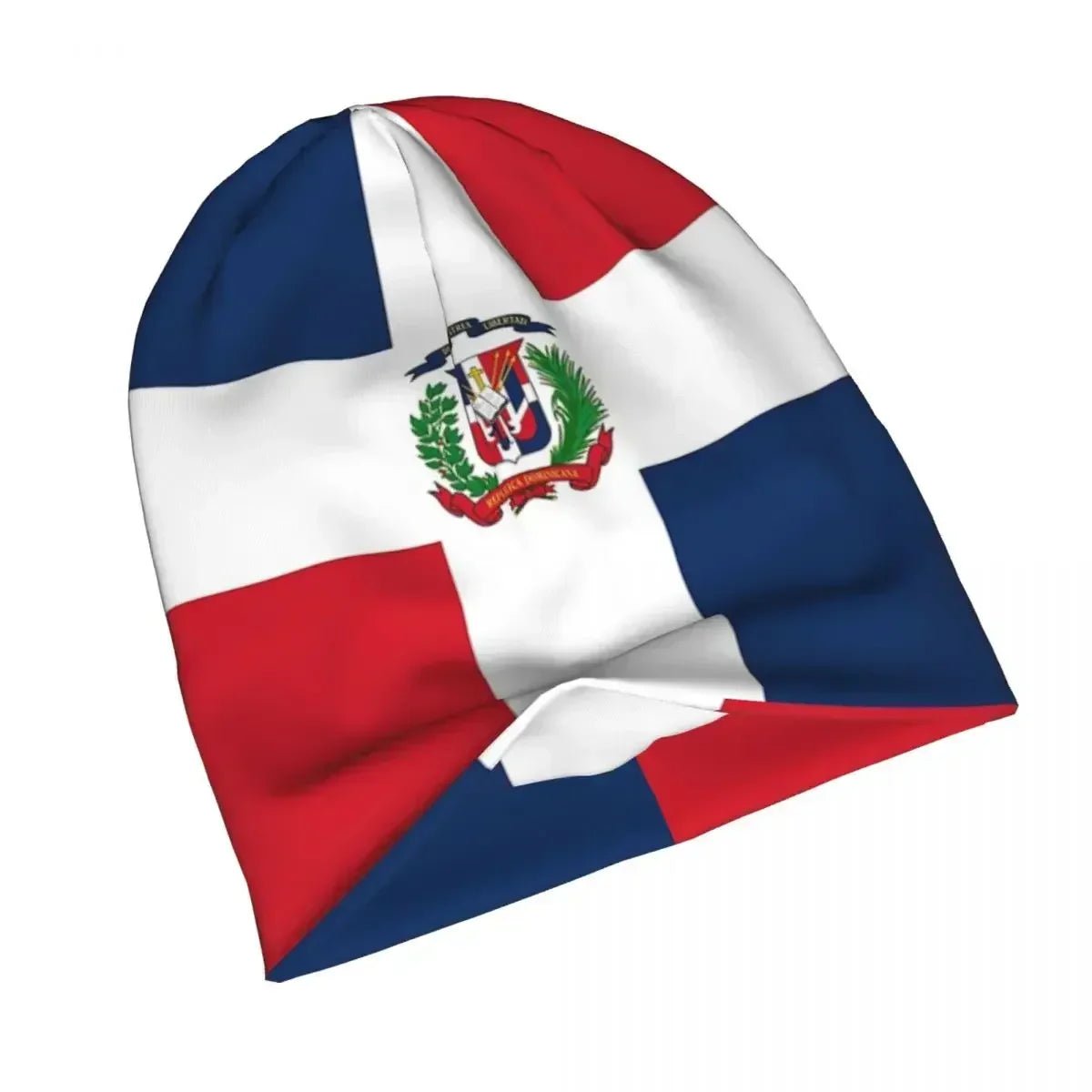 Unisex Warm Hat with Dominican Republic Flag. Winter Hat.. - NY GIftcraft