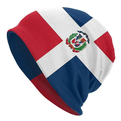 Unisex Warm Hat with Dominican Republic Flag. Winter Hat.. - NY GIftcraft