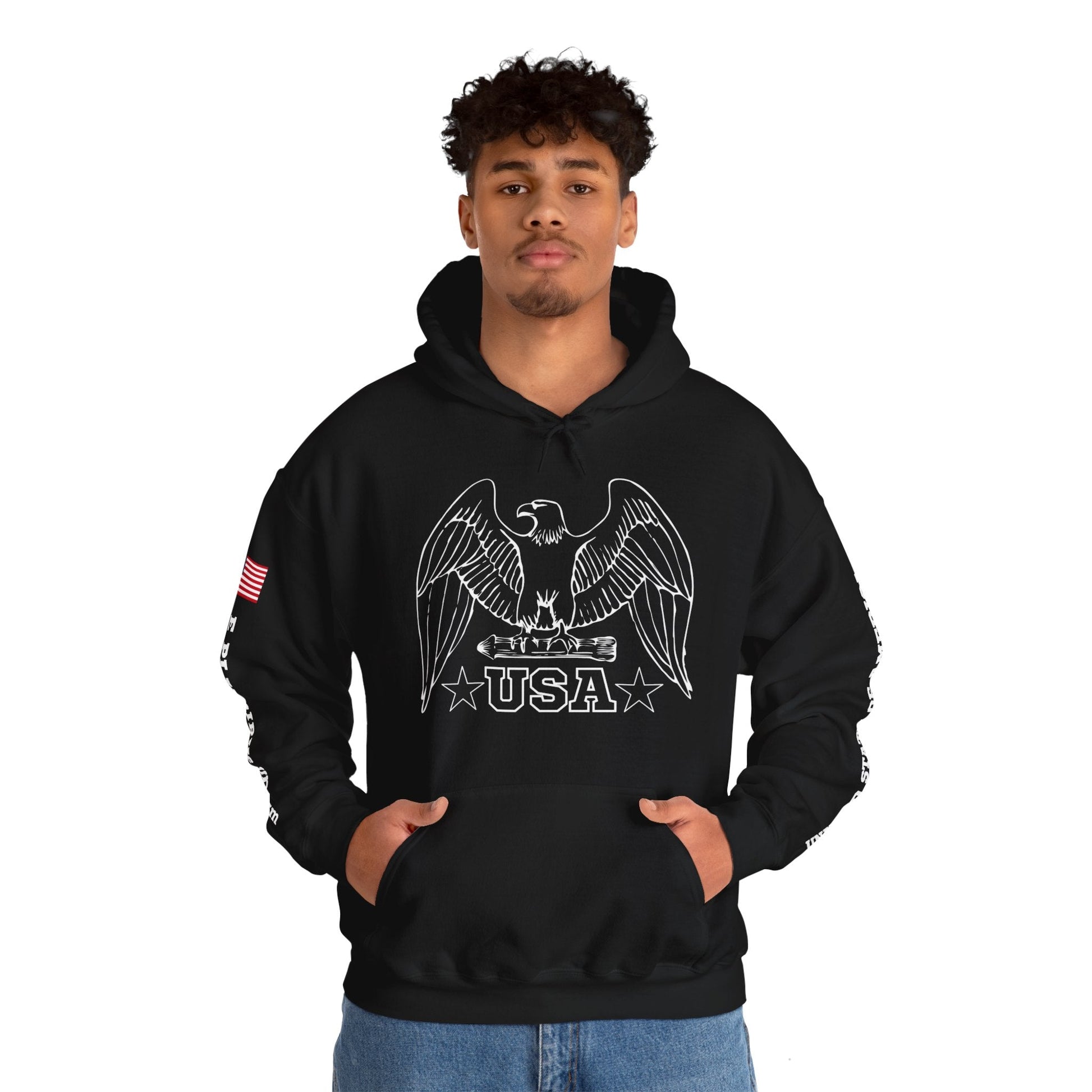 USA Heavy Blend Hoodie | Comfortable, relaxing and warm feeling | Large Kangaroo Pocket | El Salvador Hoodies - NY GIftcraft