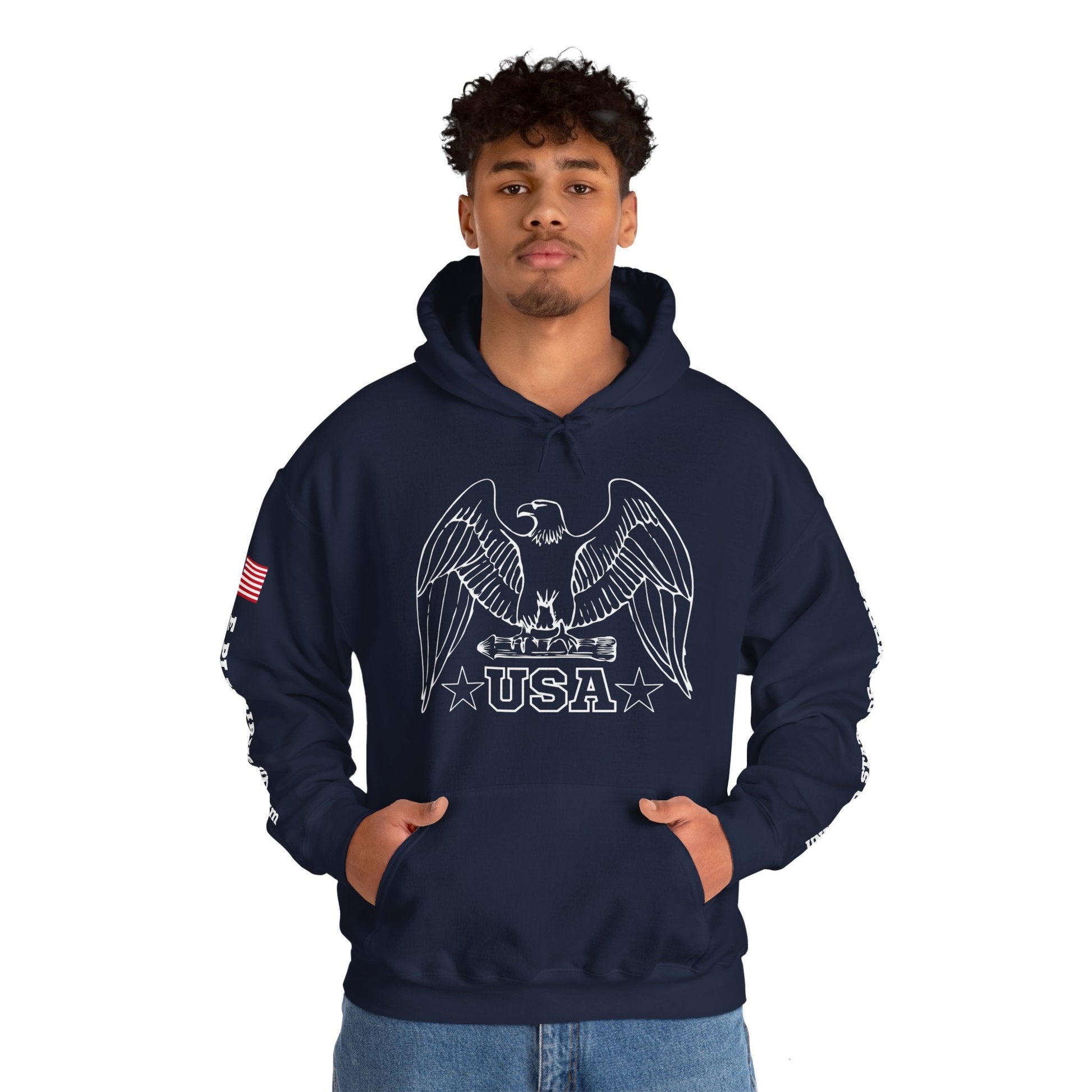 USA Heavy Blend Hoodie | Comfortable, relaxing and warm feeling | Large Kangaroo Pocket | El Salvador Hoodies - NY GIftcraft