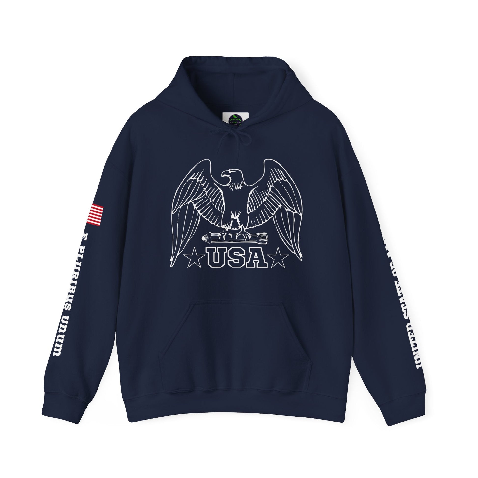 USA Heavy Blend Hoodie | Comfortable, relaxing and warm feeling | Large Kangaroo Pocket | El Salvador Hoodies - NY GIftcraft